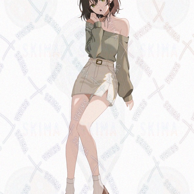 【opt】茶髪のお姉さんの商品画像4枚目