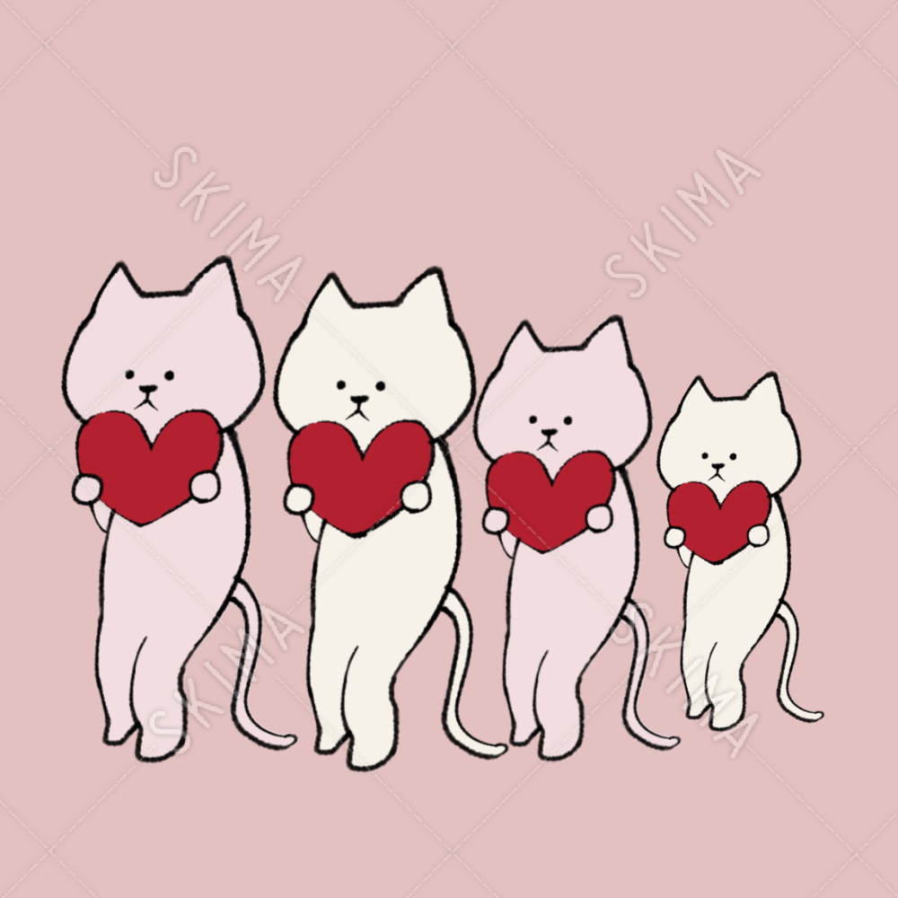 きゅんなねこたち スキマ スキルのオーダーメイドマーケット Skima