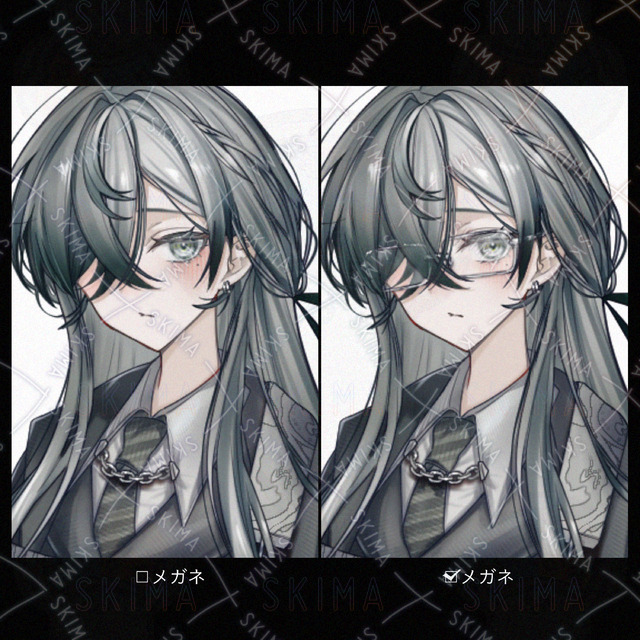 [Adopt_160] 5 Facial Expressions + Glasses 的商品圖片第 2 張