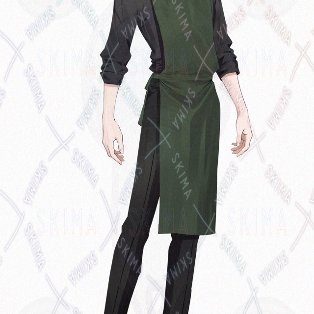 Image 3 of Adopt [6 Expressions] Young Man in Apron