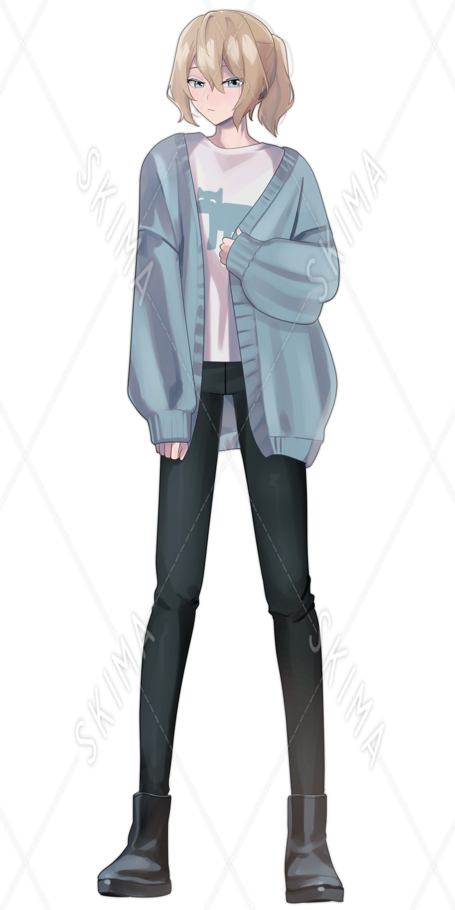 カーディガンの青年 表情10種 スキマ スキルのオーダーメイドマーケット Skima