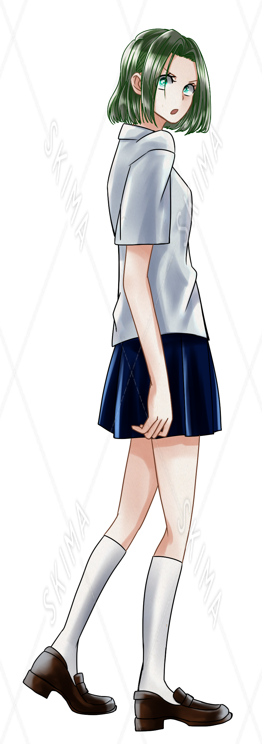 無料でダウンロード ポニーテール 女子高生