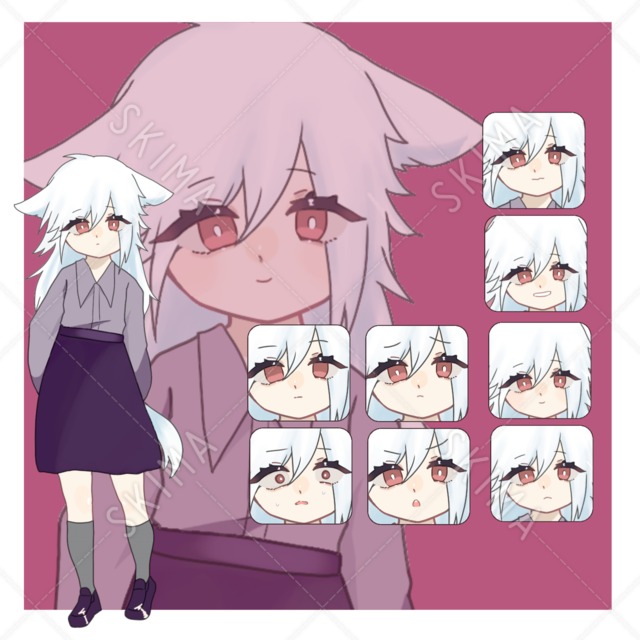 케모 귀 소녀【차분계10】어린 소녀 상품 이미지