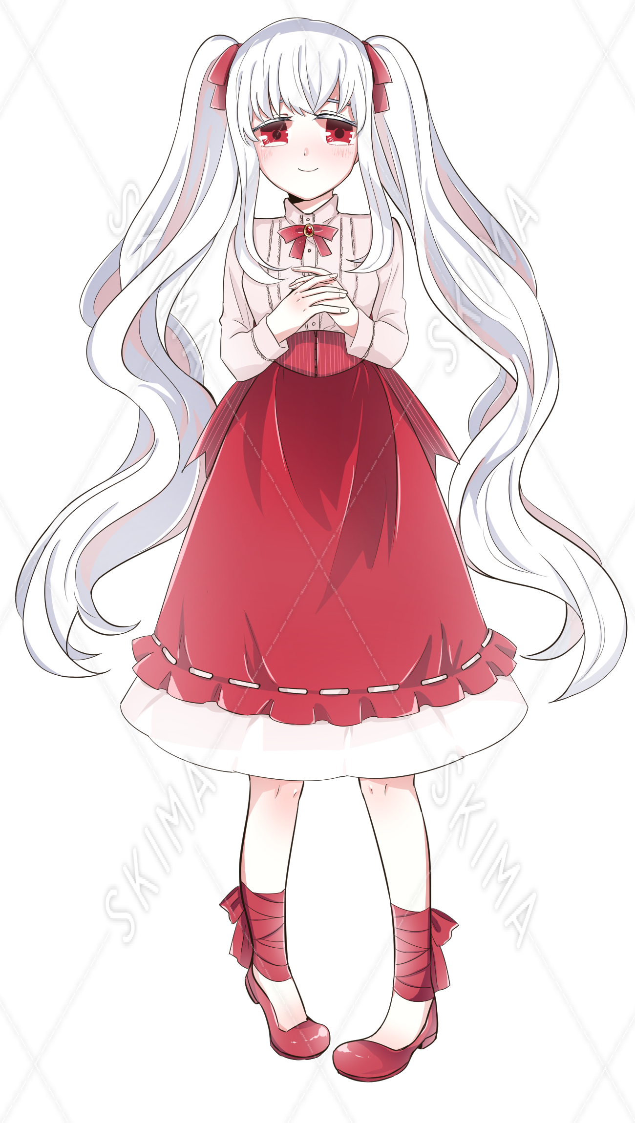 苺ケーキ風な女の子 表情10種 スキマ スキルのオーダーメイドマーケット Skima