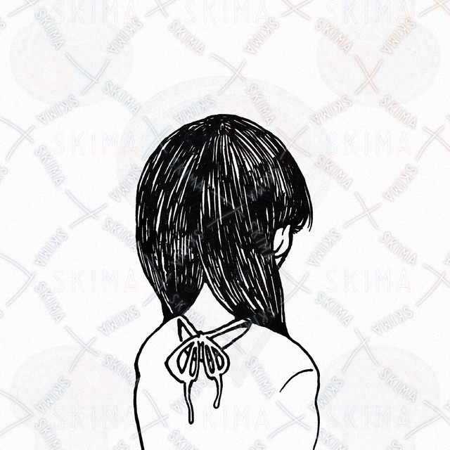 ピンク 三つ編みの女の子の手書きSNSアイコン用イラスト | SKIMA（スキマ）