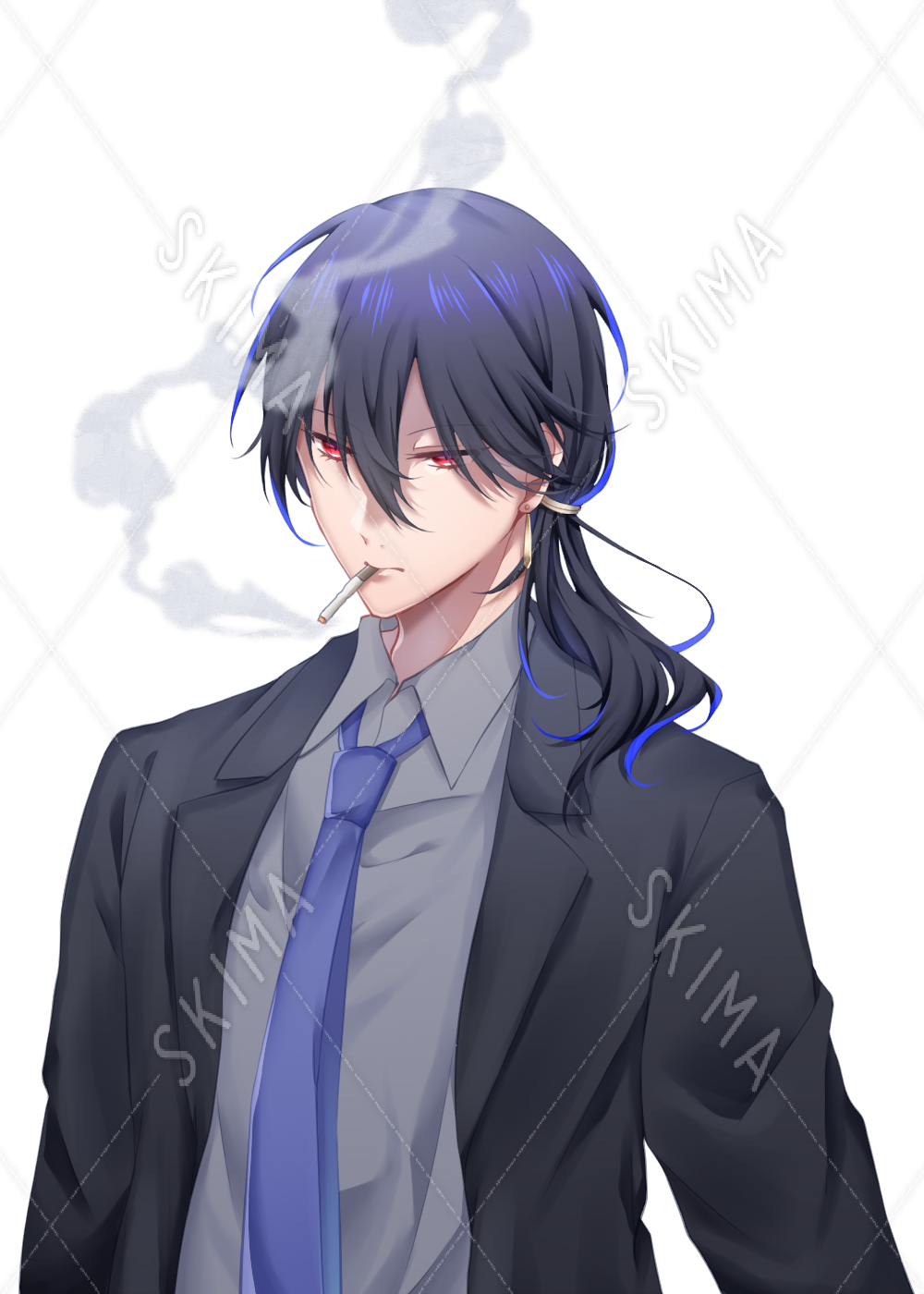 黒髪の男性 差分1種 スキマ スキルのオーダーメイドマーケット Skima