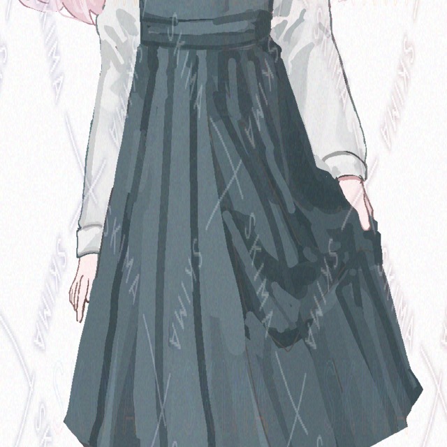 Image 2 of Light-Colored School Uniform Girl