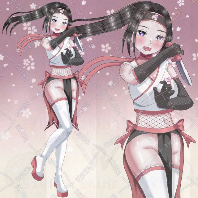 ナイフ術の少女の商品画像