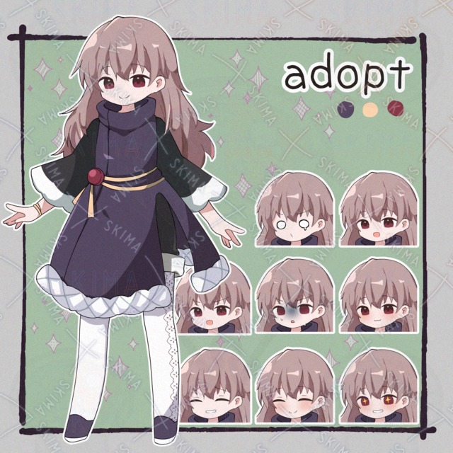 赤茶髪の女の子