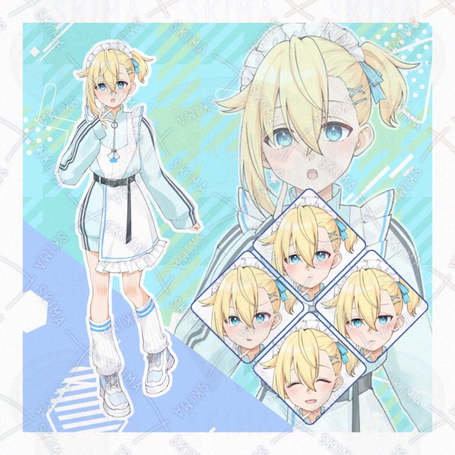 ジャージメイド服のキャラクター