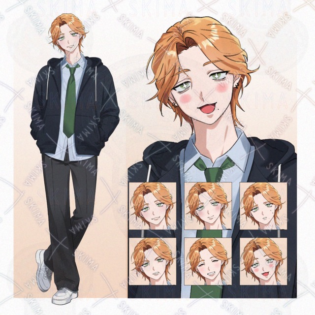 Image of Hoodie Young Man Pack (6 Expressions)