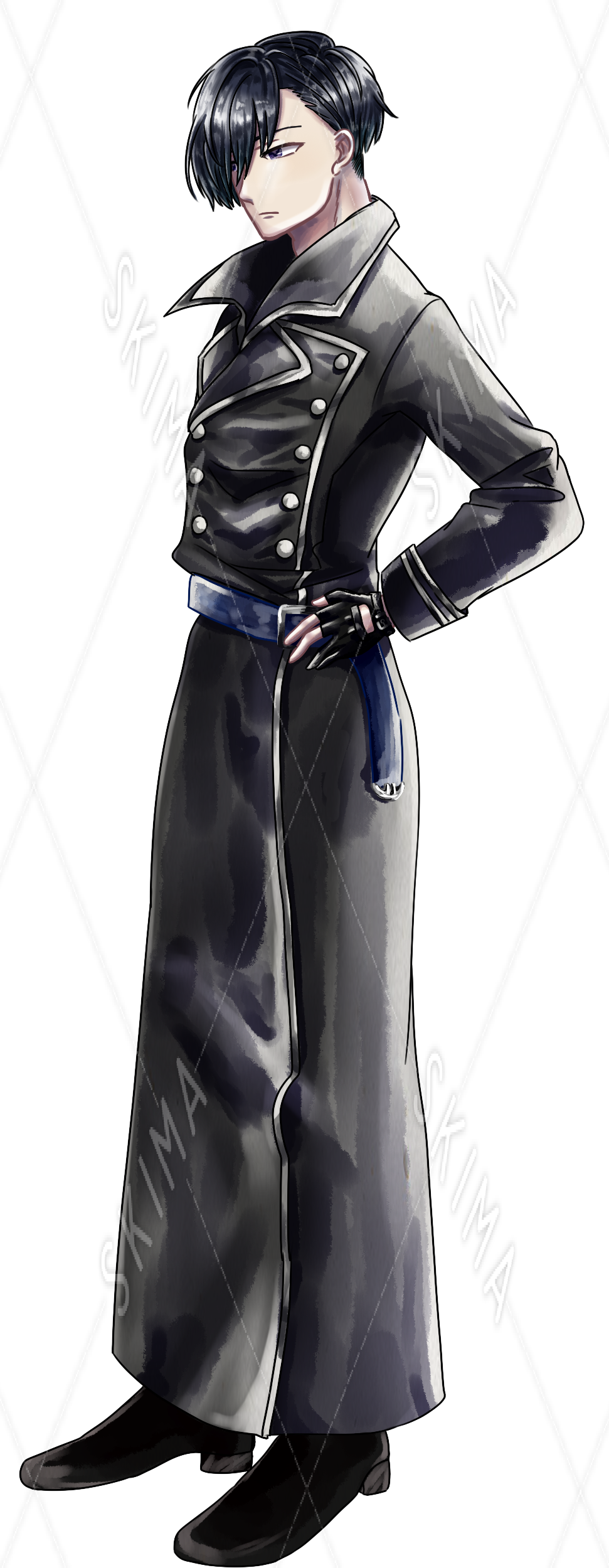 差分追加 ロングコートの男 スキマ スキルのオーダーメイドマーケット Skima