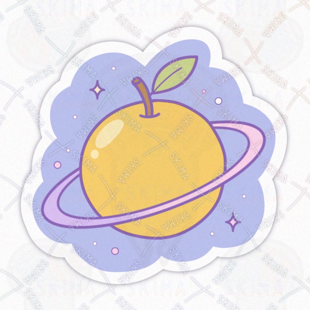 宇宙梨のアイコンイラスト