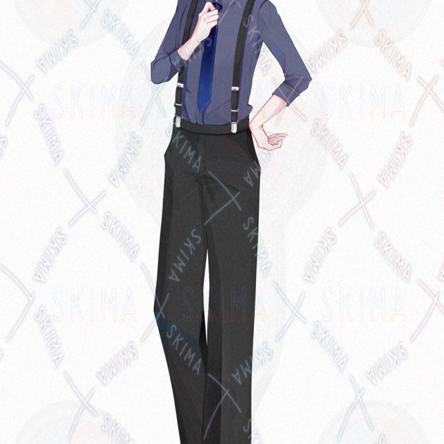 Image 6 of Young Man in Suspenders