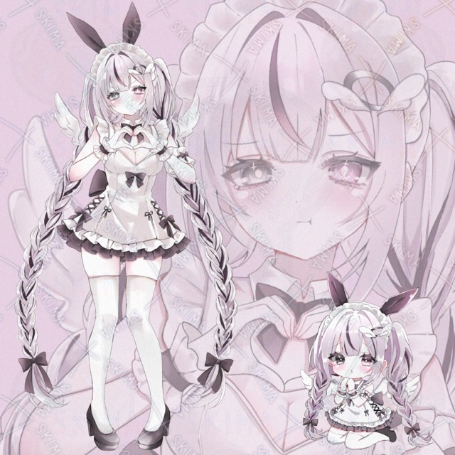 うさみみ天使メイド ミニキャラ付き