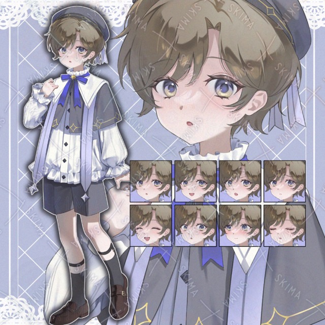 【表情8種】聖歌隊の少年