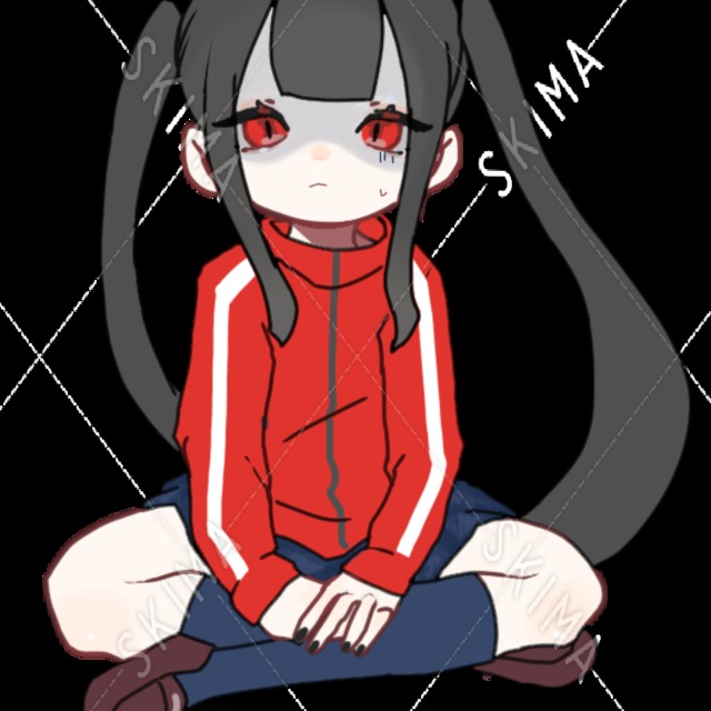 Image 8 of Girl in Sweatpants Sitting Digital Art