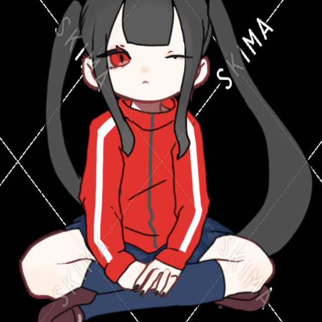 Image 6 of Girl in Sweatpants Sitting Digital Art