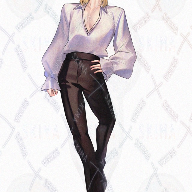 Image 9 of Blond Man [10 Expressions]