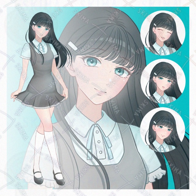 【立ち絵】女学生