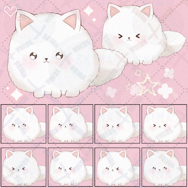 【表情8種】ポメラニアン 犬