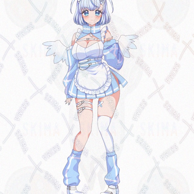 Image 2 of Light Blue Angel Jersey Maid