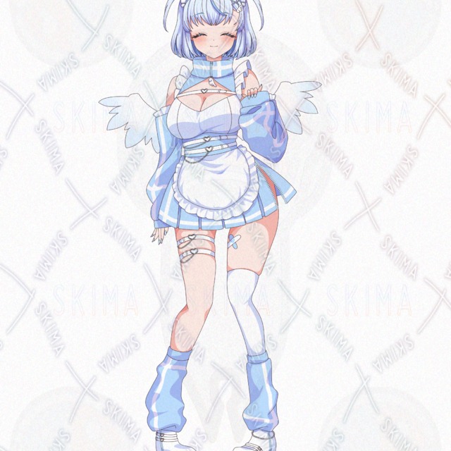 Image 4 of Light Blue Angel Jersey Maid