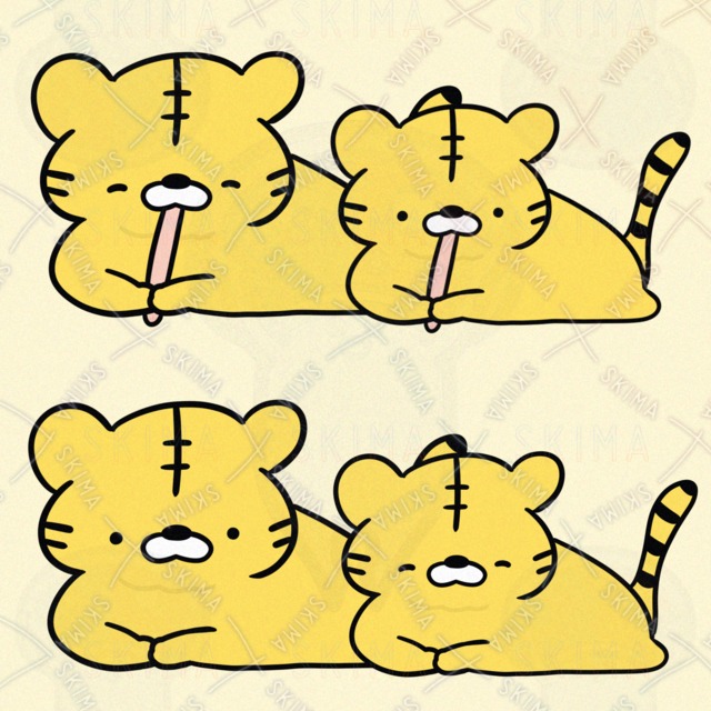 ぎょにくそーせーじがこうぶつなとら（表情2種類）