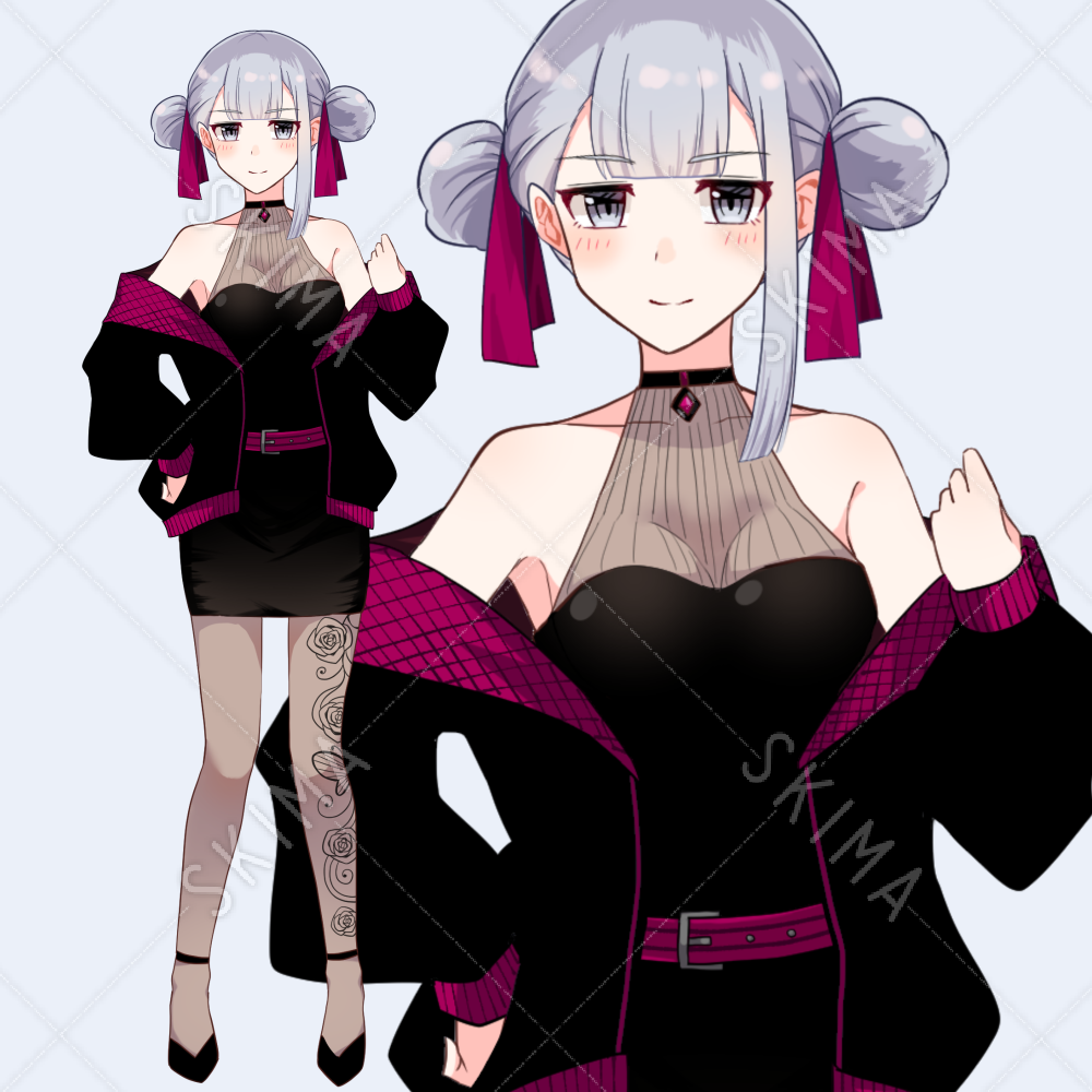 立ち絵 表情差分4種 と設定画 スキマ スキルのオーダーメイドマーケット Skima