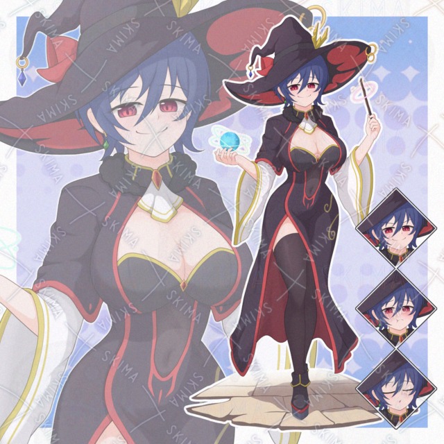 魔法使い【表情差分9種】