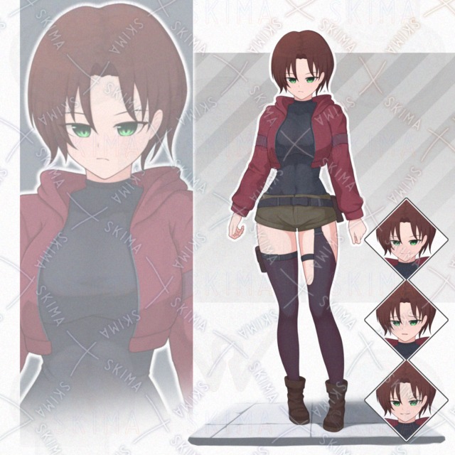 女盗賊【表情差分8種】
