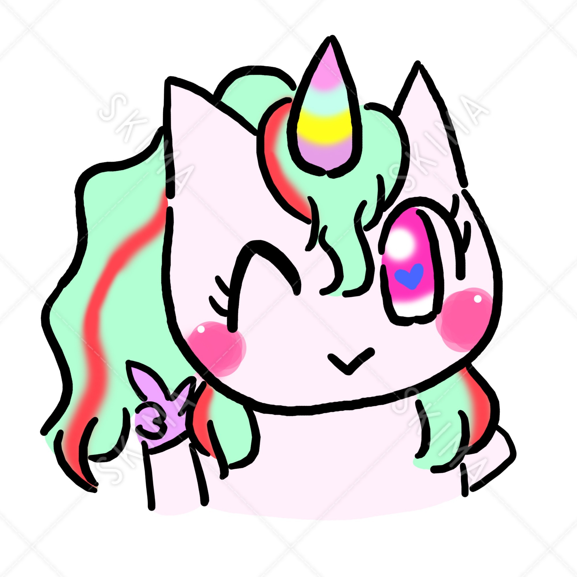 ゆめかわユニコーン スキマ スキルのオーダーメイドマーケット Skima