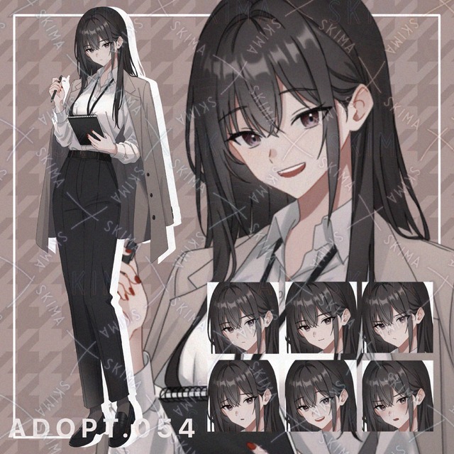 【opt】記者/ジャーナリストのお姉さん