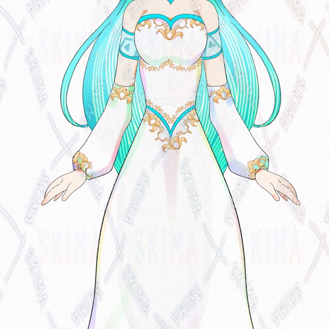 IRIAM専用立ち絵 ヒーラー ドルイド 占い師 女性