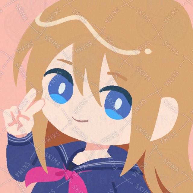 学生服の女の子のアイコン