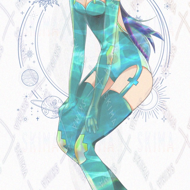 IRIAM専用立ち絵 宇宙人 女の子
