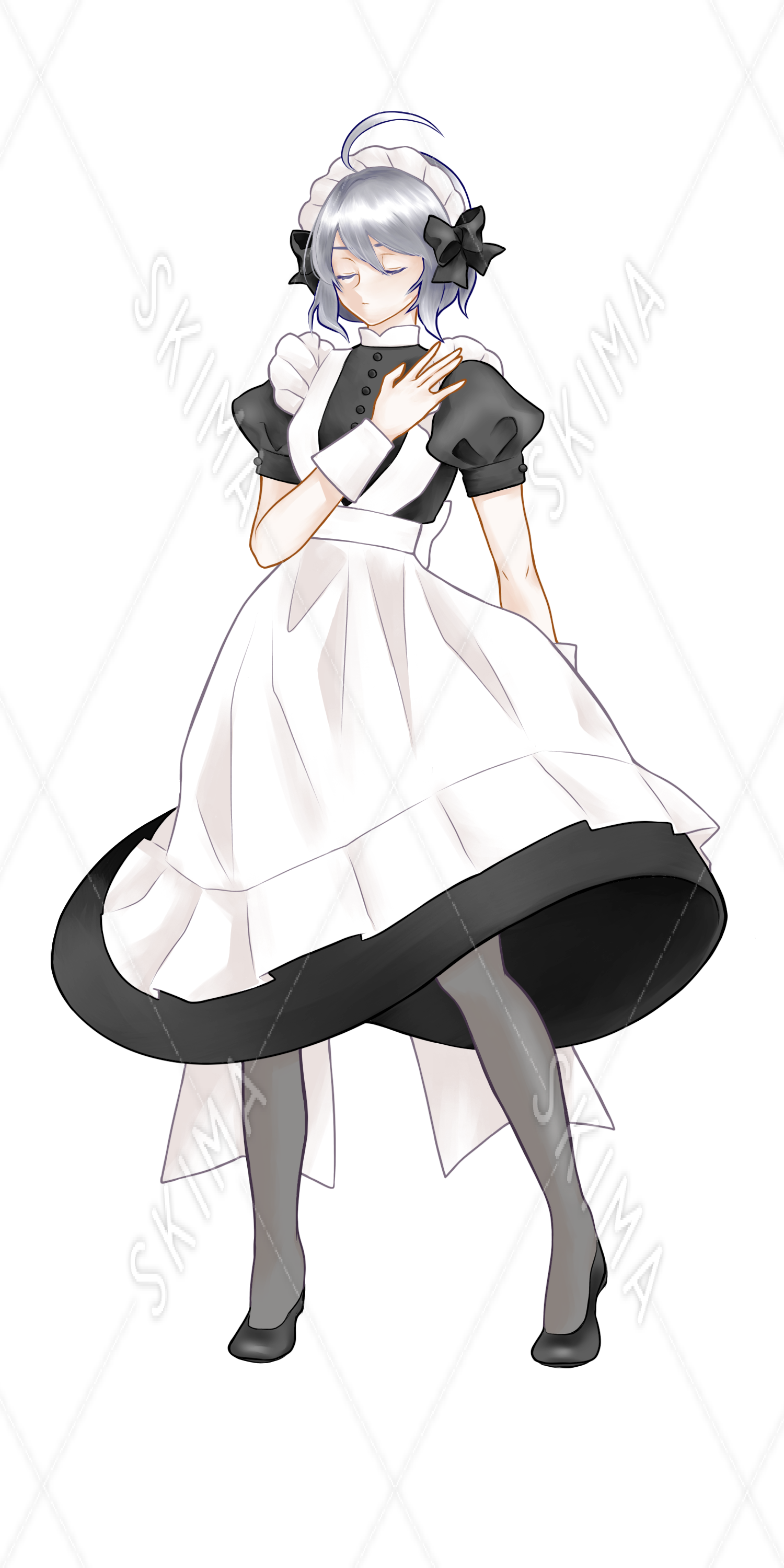 Adopt シンプルメイド服の女の子 スキマ スキルのオーダーメイドマーケット Skima Adopt シンプルメイド服の女の子 スキマ スキルのオーダーメイドマーケット Skima