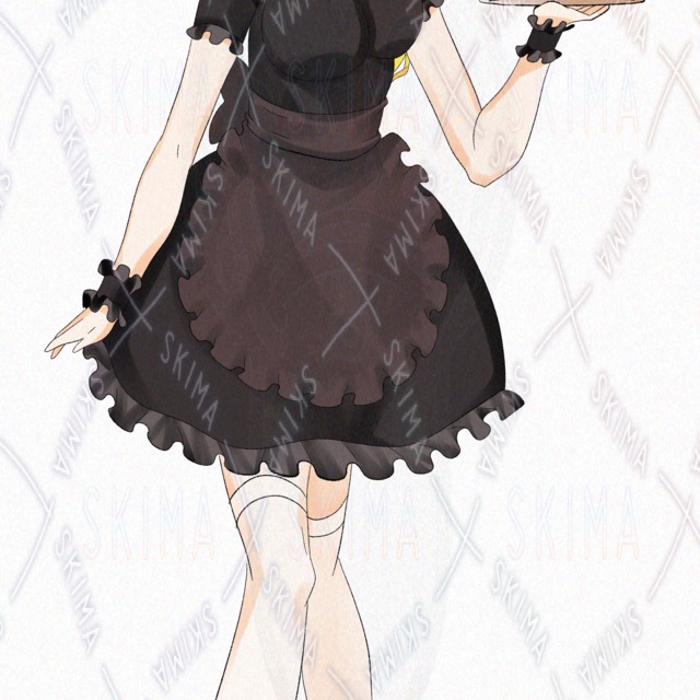 IRIAM専用立ち絵 メイド 女の子