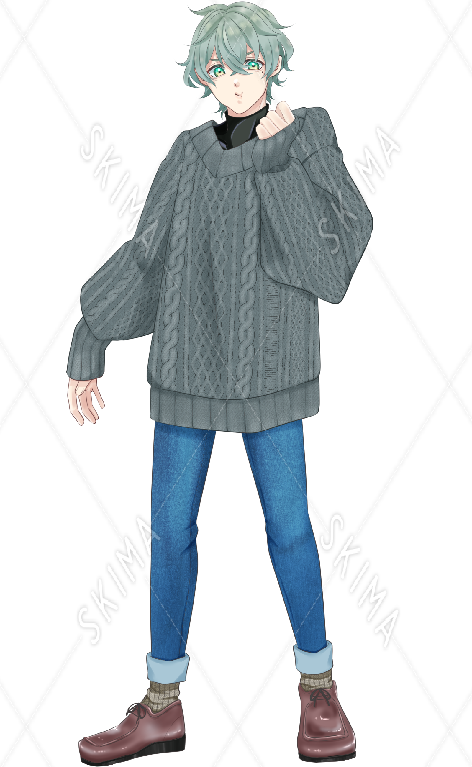 ゆるふわ おっとり男子 眼鏡着脱可 スキマ スキルのオーダーメイドマーケット Skima