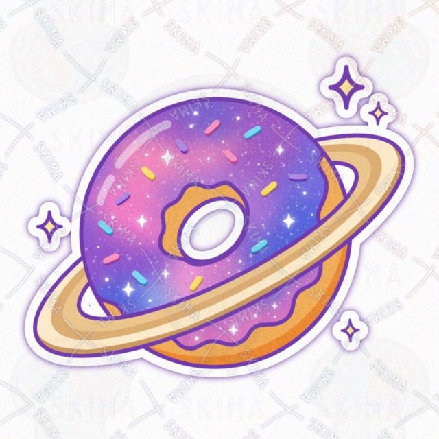 ギャラクシードーナツのアイコンイラスト
