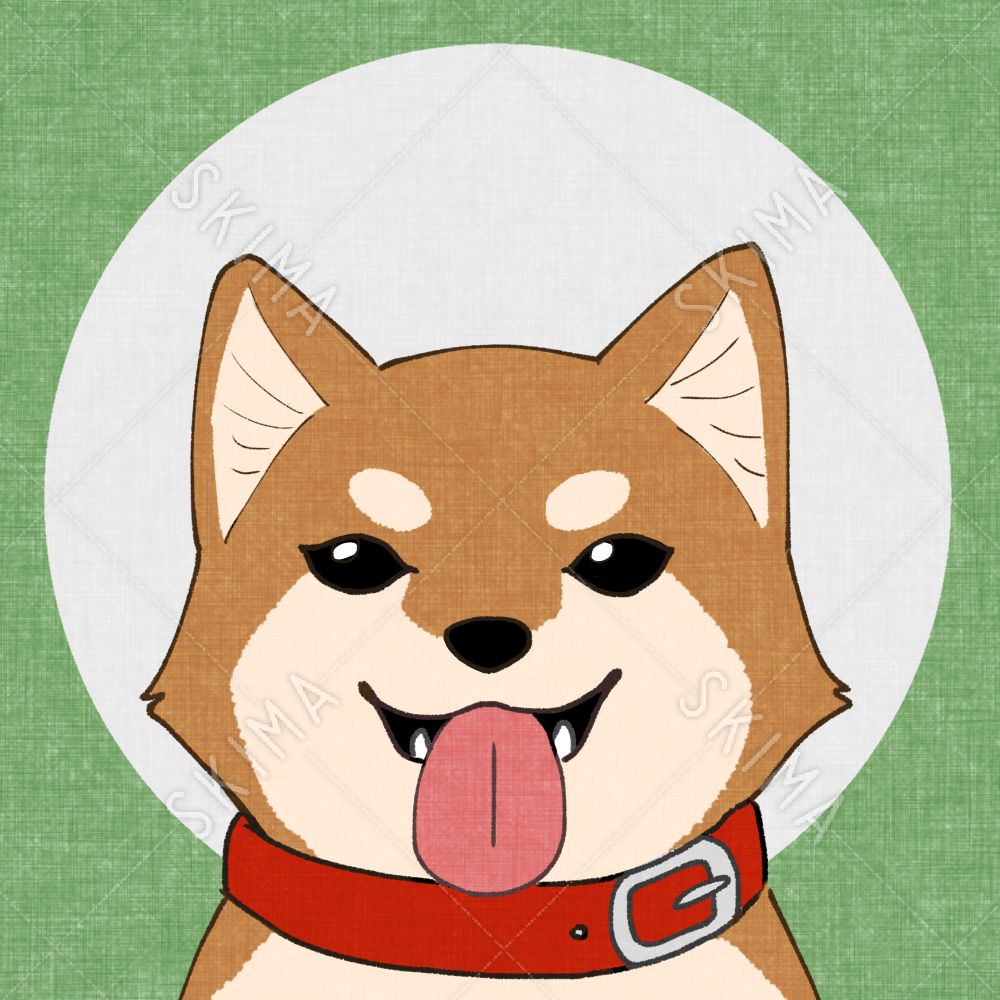 柴犬snsアイコン 差分4種 スキマ スキルのオーダーメイドマーケット Skima