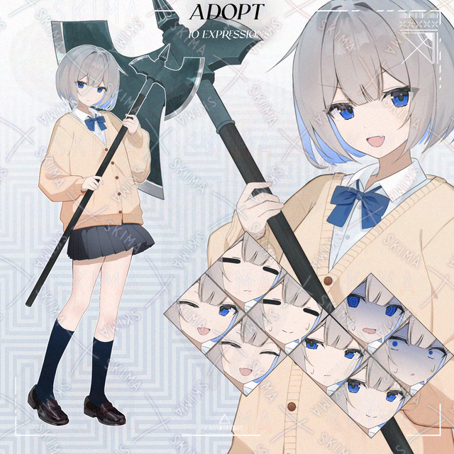 【表情10種】adopt