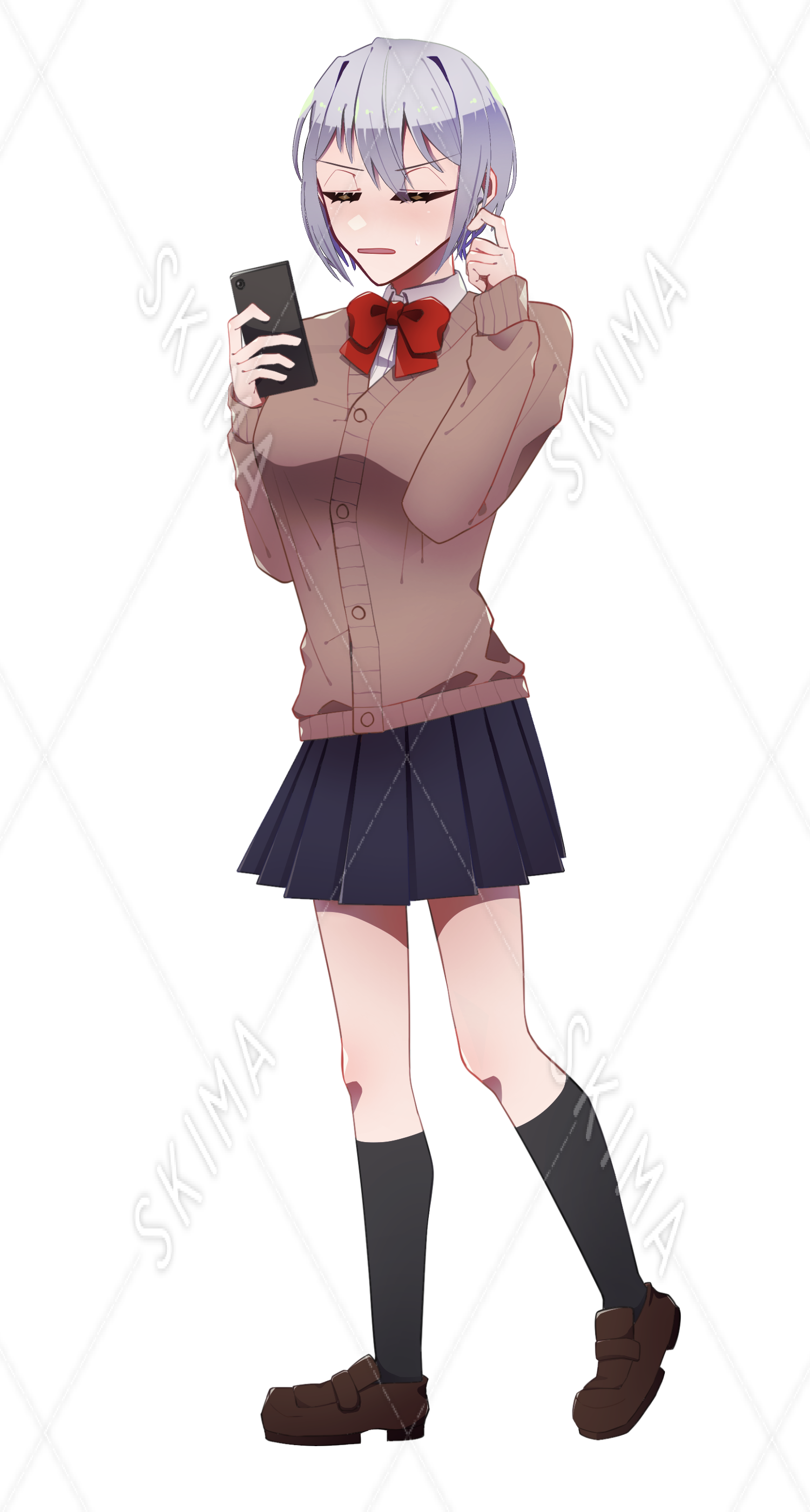 クールな女子高生 表情6種 スキマ スキルのオーダーメイドマーケット Skima