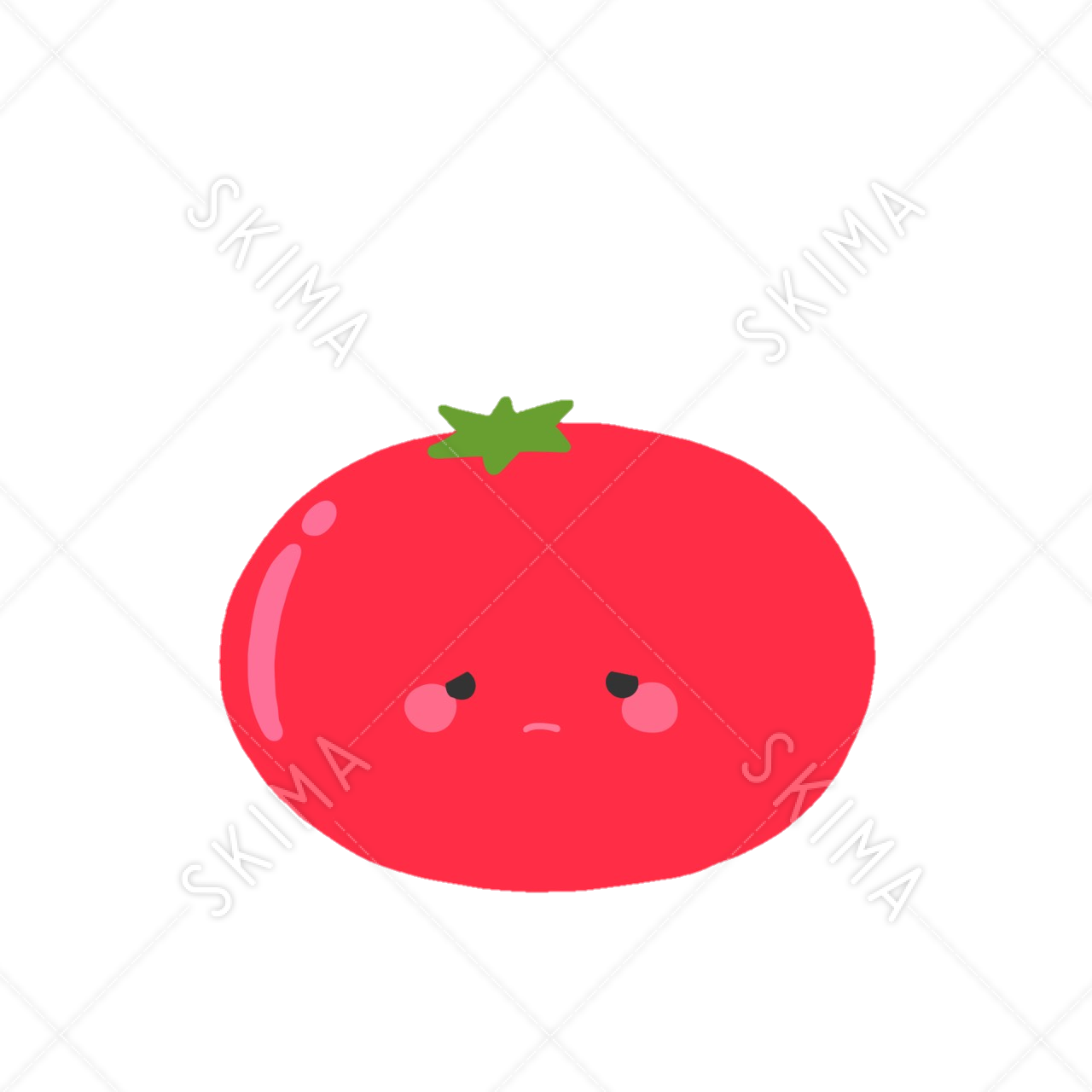 主線なし ゆるいトマト 表情差分 スキマ スキルのオーダーメイドマーケット Skima