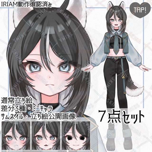 【配信7点セット】ハスキーちゃん