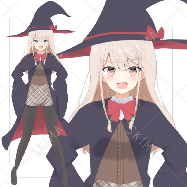 魔女っ子【表情6種】