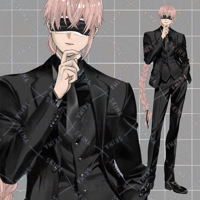 Adopt/ スーツの男性・三つ編み