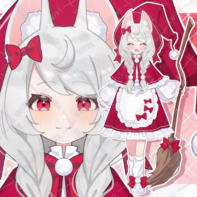 【表情差分8種】ケモミミの魔法使いちゃん