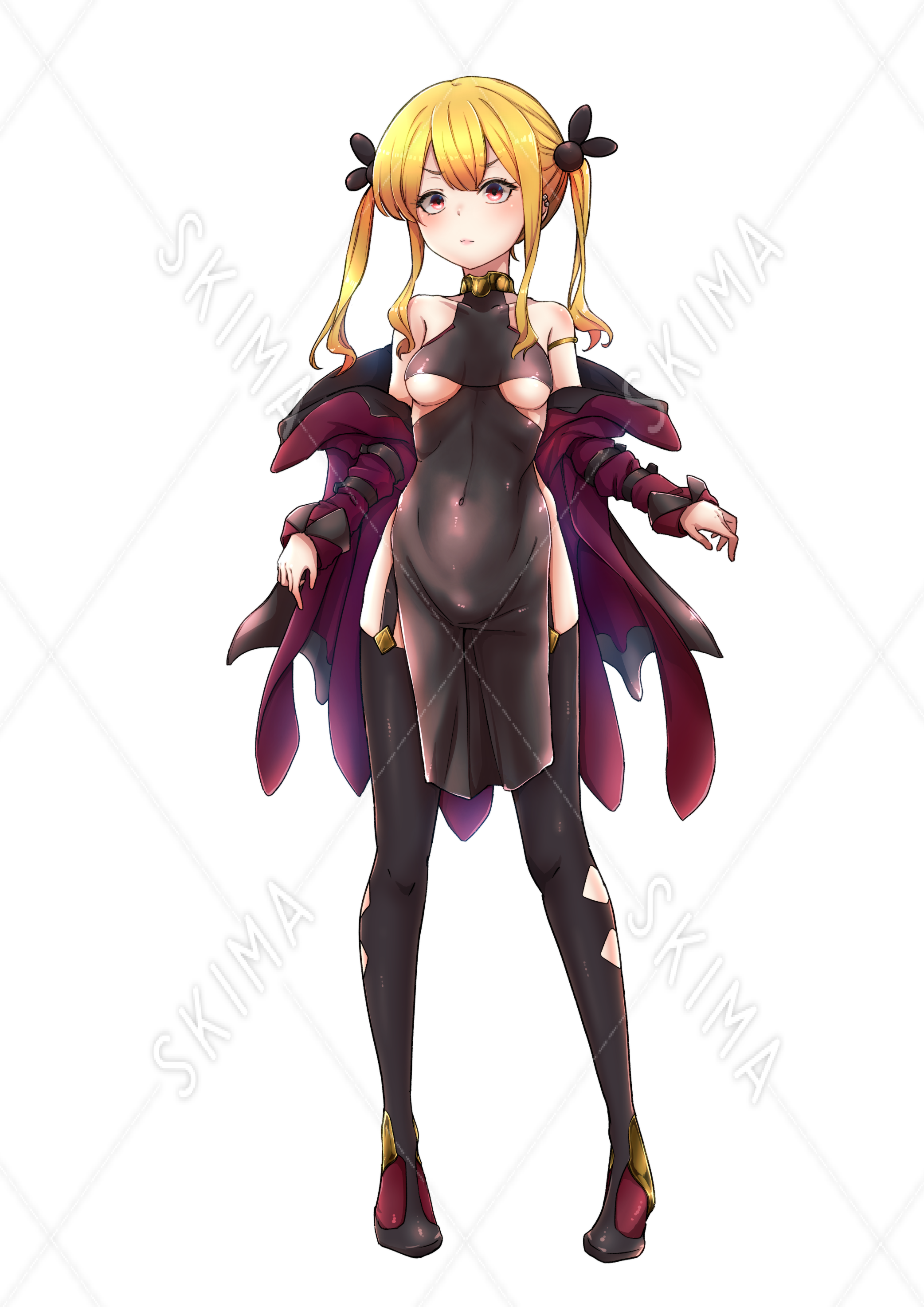 金髪ツインテール小悪魔系 差分10種類 スキマ スキルのオーダーメイドマーケット Skima