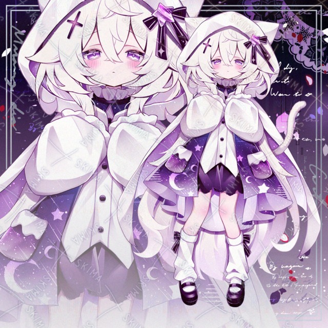紫の星空少女